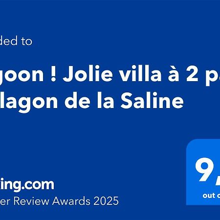 Lagoon ! Jolie Villa A 2 Pas Du Lagon De La Saline Exterior photo